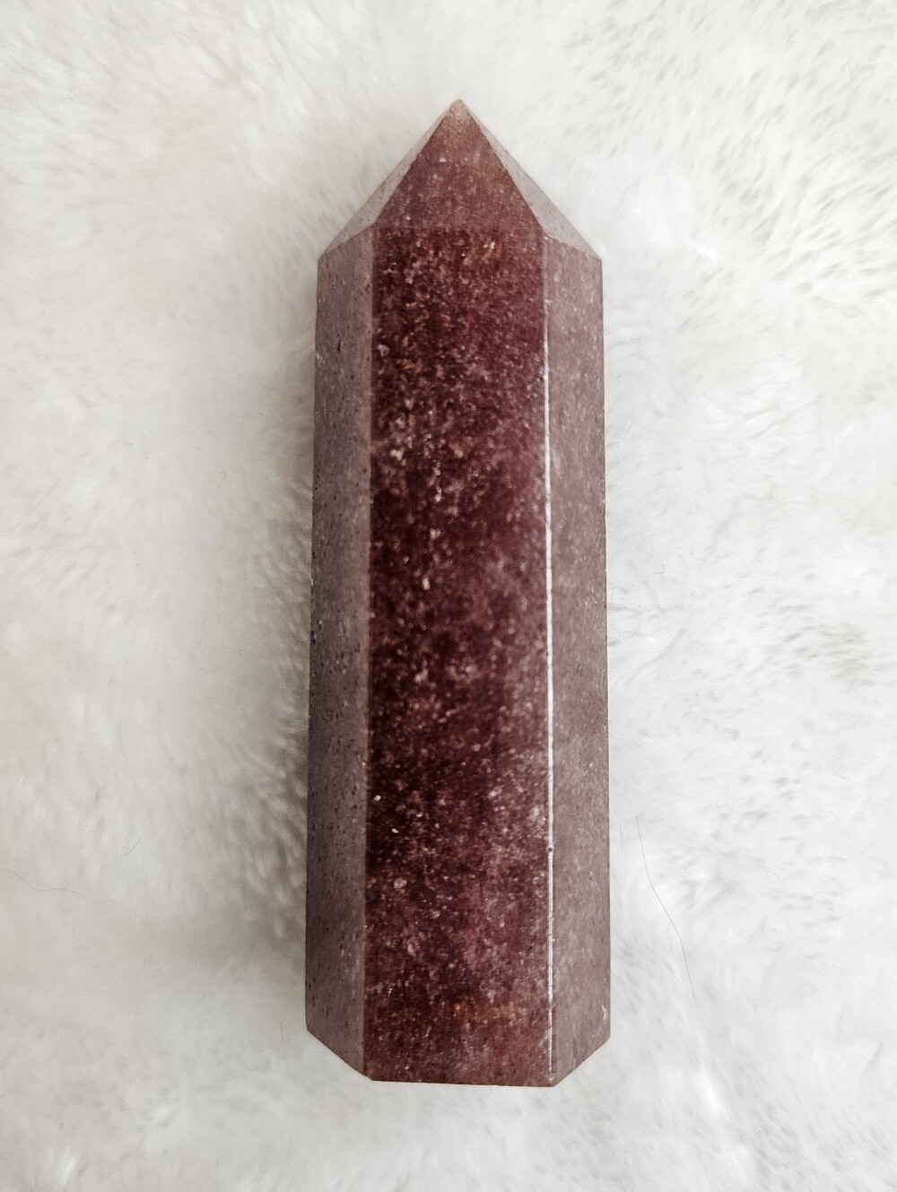 Strawberry Quartz Crystal Tower - All Encompassing Love
